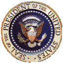 The Presidential Seal of the
 United States of America