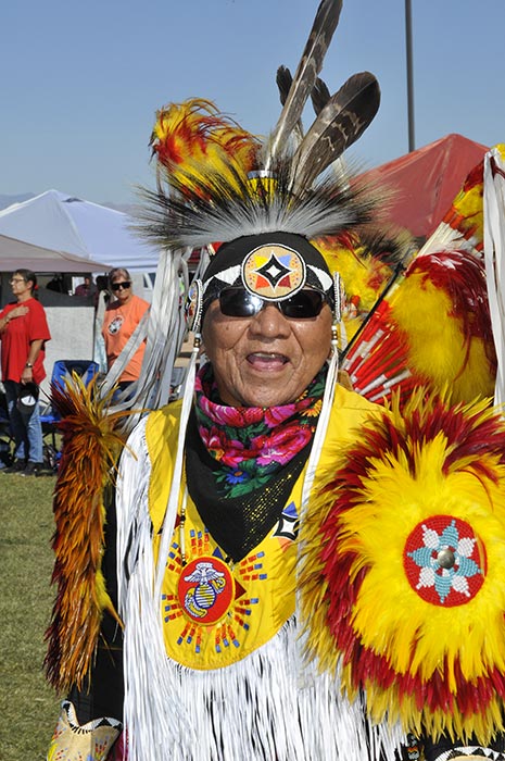 Farron Kanosh, Southern Paiute Veterans Pow Wow, 2019 © Mickey Cox