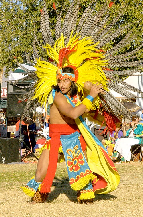 Aztec Dancer, 8th Annual Pahrump Pow Wow, Pahrump, Nevada 2006 - © Mickey Cox 2006