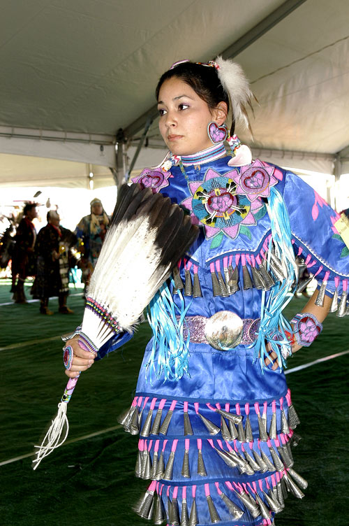  Barbara Hartzell - Jingle Dancer/Instructor Native Dance Troupe 2006 - © Mickey Cox 2006