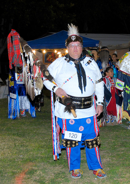 Denis Redghost Cummins, Northern Tsalagi Nation, Redghost Creations - Pahrump Pow Wow, Pahrump, Nevada 2008 - © Mickey Cox 2008