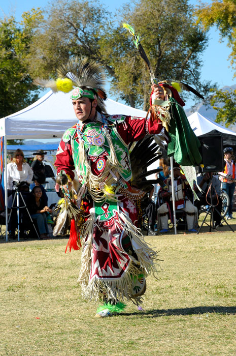 Mens Traditional at the Pahrump Pow Wow, Pahrump, Nevada 2008 - &copy 2008 Mickey Cox