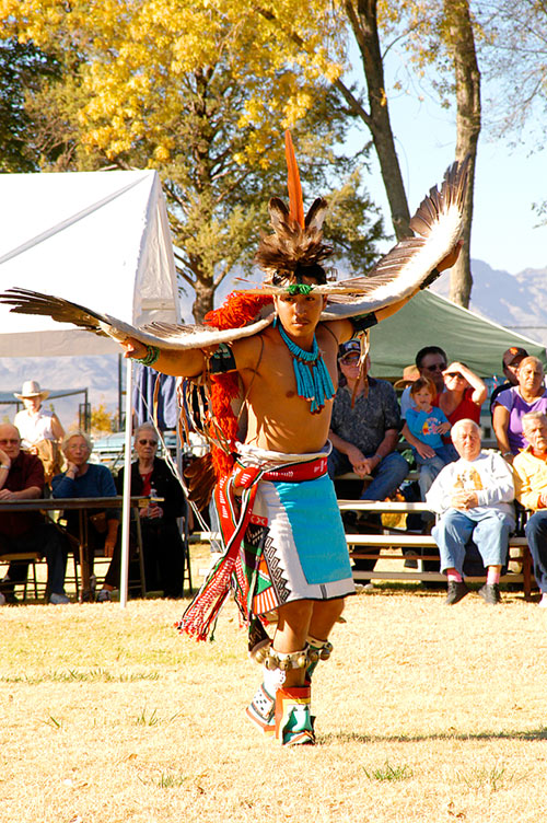 Zuni Eagle Dancer, 8th Annual Pahrump Pow Wow, Pahrump, Nevada 2006 - © Mickey Cox 2006