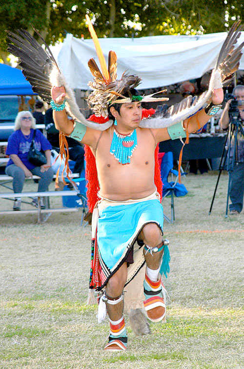 Zuni Eagle Dancer, 8th Annual Pahrump Pow Wow, Pahrump, Nevada 2006 - © Mickey Cox 2006