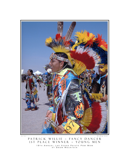 Patrick Willie - Young Mens Fancy Dancers, Snow Mountain Pow Wow 2007 - © Mickey Cox 2007