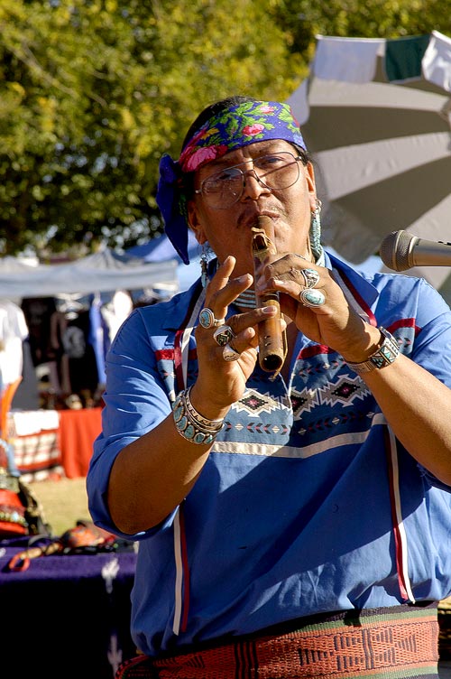 Fernando Cellicion - Zuni, Zuni Pueblo - Recording Artist - 2006, © Mickey Cox 2006