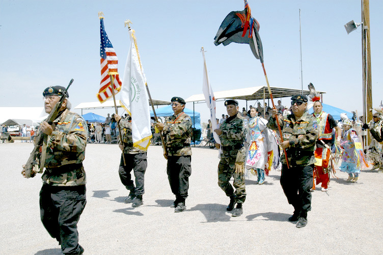 The Las Vegas Paiute Veteran's Honor Guard - 2007 - © Mickey Cox, 2006