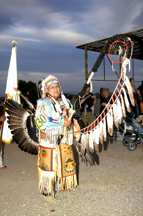 John Bear Fabela - Zuni, Zuni Pueblo - Roadman -Healer - Dancer -  © Mickey Cox, 2006