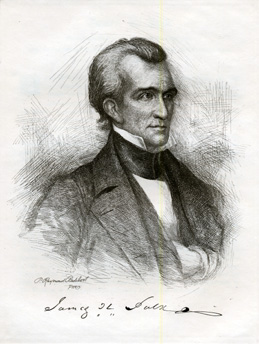 P. Raymond Audibert's 'James K. Polk'