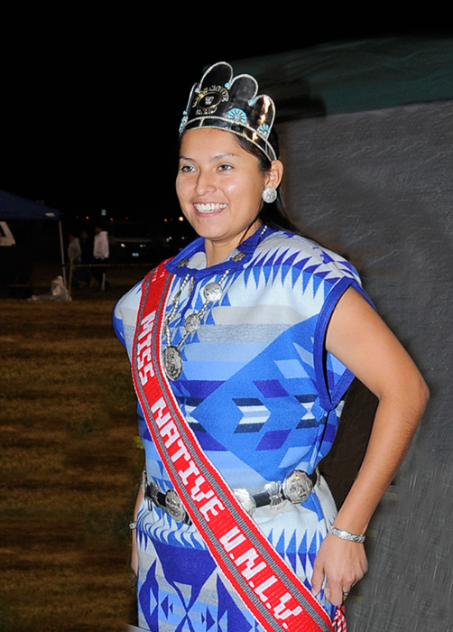 Shi - Tawanna Kedelty - Dine' - MISS NATIVE UNLV 2007-2008 at the Las Vegas Intertribal Pow Wow, Las Vegas, Nevada 2008 - © Mickey Cox 2008