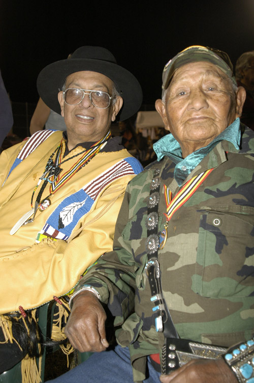 Yodel Billah, U.S> Army Ret., Navajo Code Talker - © Mickey Cox 2006