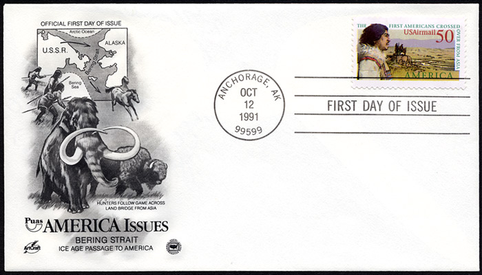 Bering Strait FDC, 1991 