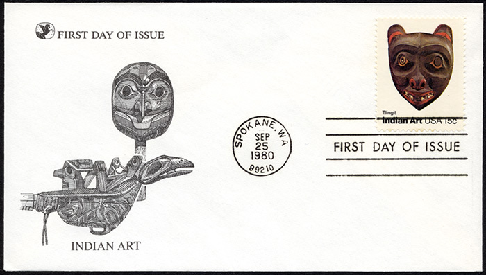 Indian Art, FDC, 1980