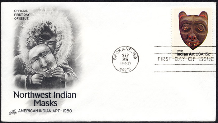 Indian Art, FDC, 1980