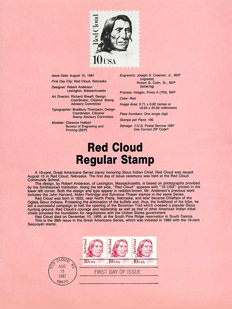 Red Cloud, Program, 1987